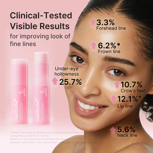 Medicube PDRN Pink Collagen Multi Balm – Firming & Smoothing Stick for Under-Eyes, Forehead, Smile Lines & Neck