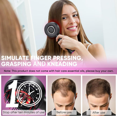 RestoraTouch™ 3-in-1 Scalp Massager & Hair Oil Applicator — Waterproof, Fast-Charging