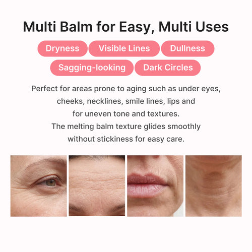 Medicube PDRN Pink Collagen Multi Balm – Firming & Smoothing Stick for Under-Eyes, Forehead, Smile Lines & Neck