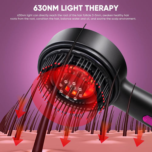 RestoraTouch™ 3-in-1 Scalp Massager & Hair Oil Applicator — Waterproof, Fast-Charging
