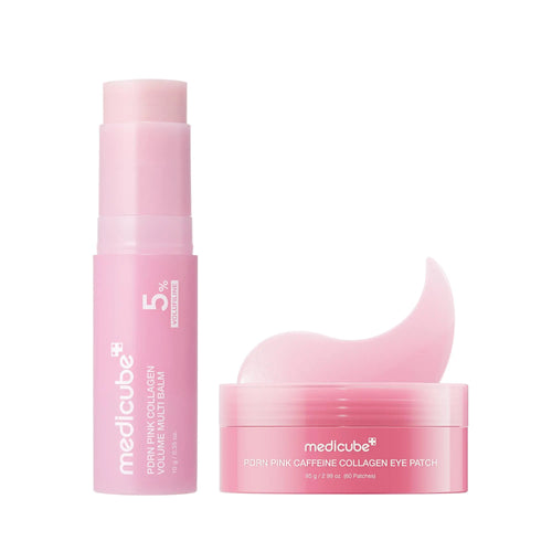 Medicube PDRN Pink Collagen Multi Balm – Firming & Smoothing Stick for Under-Eyes, Forehead, Smile Lines & Neck