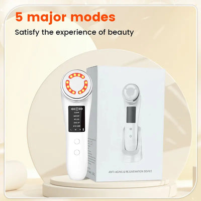 RestoraTouch™ 5-in-1 Facial Cleansing & Firming Skincare Device with LED Light Therapy