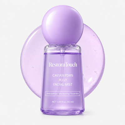RestoraTouch™ Collagen Peptide Jelly Serum Mist – Hydrating & Plumping Face Spray for Dewy Glow, Fine Lines & Dry Skin, 1.69 Fl Oz
