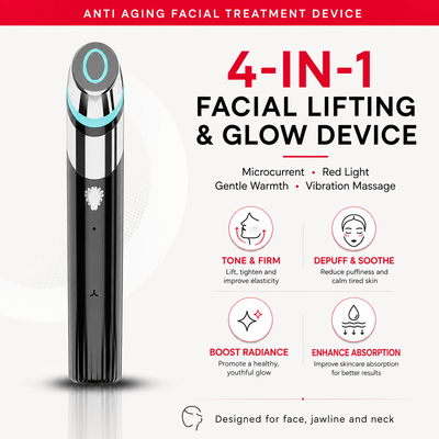 RestoraTouch 4-in-1 Microcurrent Facial Sculpting Wand
