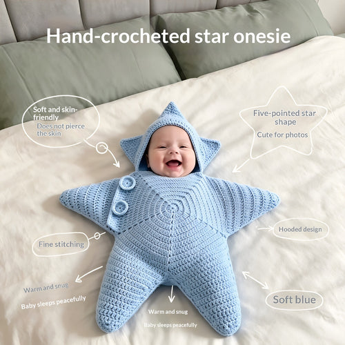 RestoraTouch StarSnuggle™ — Cozy Star-Shaped Baby Romper