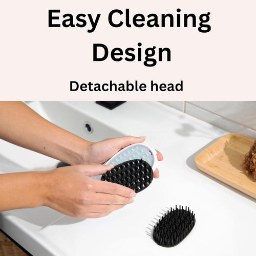 RestoraTouch™ Vibrating Scalp Massager Brush — Dual Light Modes