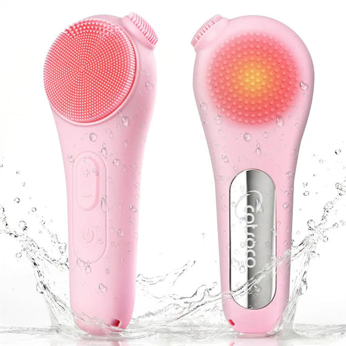 RestoraTouch™ Sonic Facial Cleansing Brush — Heat + Vibration Massage